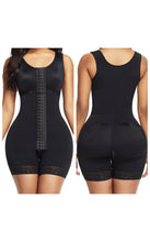 Load image into Gallery viewer, Happiness.Shapes Front Hooks Full Bodysuit Lace Trim Flatten Tummy