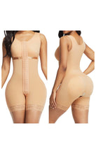 Load image into Gallery viewer, Happiness.Shapes Front Hooks Full Bodysuit Lace Trim Flatten Tummy